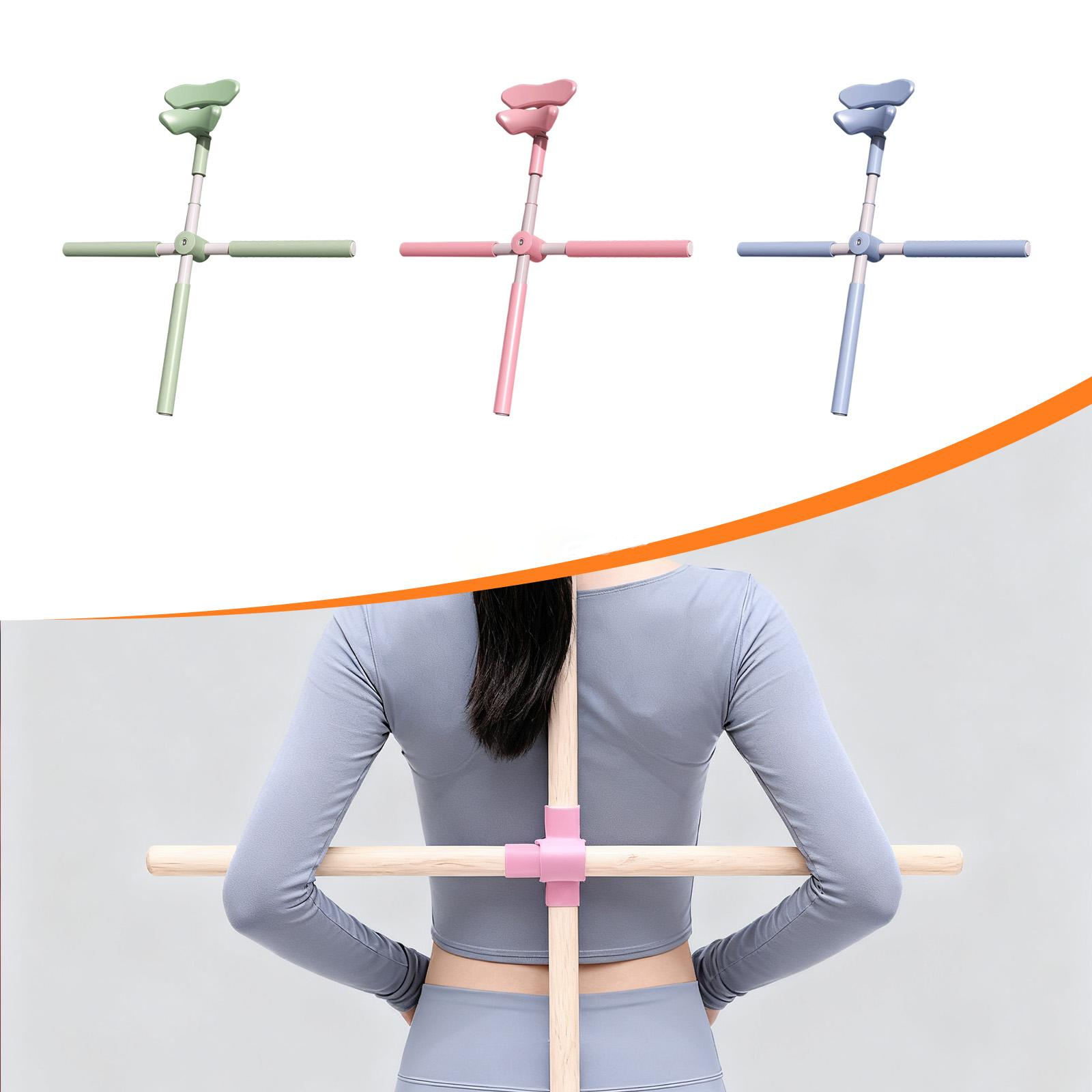 Posture Corrector Back - Yoga Stick Cross Open Back Houding