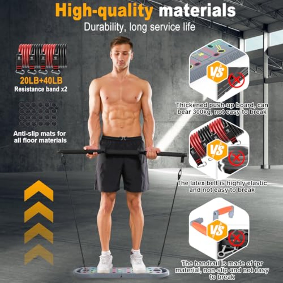 Homegym push-up board: draagba - Push Up Board recensie en prijs